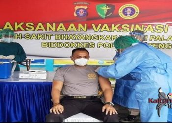 Dokkes Polda Kalteng : "Tak Percaya Vaksin, Artinya Termakan Berita Hoax!"