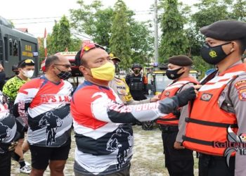 Kesiapan Personel Polda Kalteng Hadapi Bencana Diperiksa