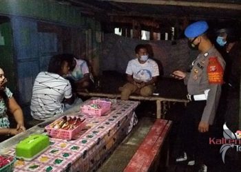 Cegah Penyebaran Covid-19, Tim OPS Aman Nusa II TNI-Polri Patroli Malam