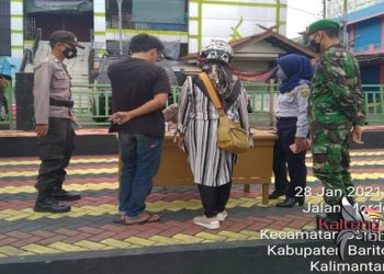 Tidak Menggunakan Masker, 8 Orang Diberikan Sanksi