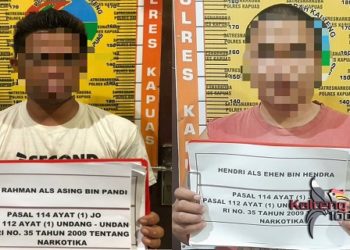 Terlibat Narkoba Dua Pemuda Ditangkap Polisi