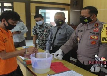9 Paket Sabu Hasil Tangkapan Dimusnahkan Polres Seruyan