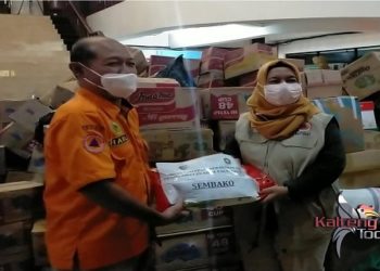 Sempat Terkendala Tingginya Air, Penyaluran Bantuan Korban Banjir Kalsel Lancar