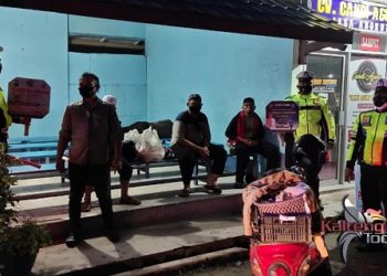 Tekan Penyebaran Covid-19, Satlantas Sambangi Terminal