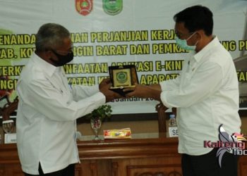 Pemkab Pulpis Teken Kerja Sama E-Kinerja Dengan Kobar