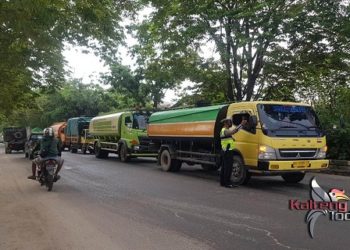 Polisi Ingatkan Sopir Truck Tidak Ugal-Ugalan Berkendara di Kota Sampit