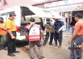 BPBD dan PMI Kotim Jalankan Misi Kemanusiaan Bantu Korban Bencana Banjir di Kalimantan Selatan