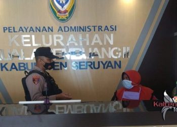 Polsek Seruyan Hilir Sosialisasi Saber Pungli Ke Warga