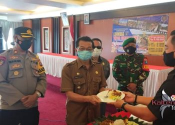 Bupati Mura Hadiri Acara Puncak HPN 2021 Secara Virtual