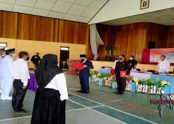 Bupati Katingan Lantik Sejumlah Pj Kades dan BPD Kecamatan Katingan Kuala