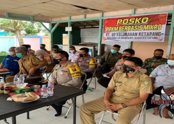 Kapolres Kotim Mengikuti Zoom Meeting Kapolda Kalteng