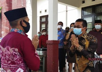 Kunjungan Pemkab HST Dalam di Sambut Bupati Murung Raya