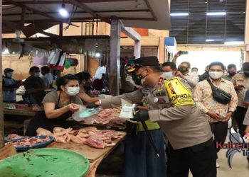 Kapolda Kalteng Resmikan Pasar Tangguh di Komplek Pasar Kahayan Palangka Raya