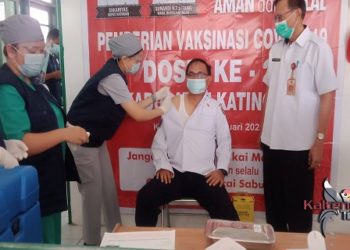 Wabup Katingan : Jangan Ragu Lakukan Vaksinasi Covid-19