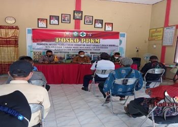 Posko PPKM di Kelurahan Tanah Mas Kotim Dibentuk