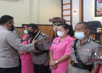 Kapolres Kotim Hadiri Wisuda Purna Bhakti Alumni Polres Kotim