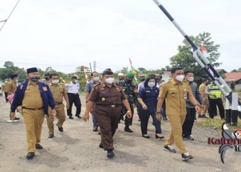 Jalan Semekto Sampit Zona Hijau, Ada Bangunan Akan Dirobohkan