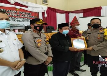 Bupati Gumas Terima Kunjungan Wakapolda Kalteng