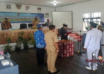 Isi Kekosongan Jabatan, Bupati Katingan Lantik Pj Kades Mendawai, Kampung Melayu dan Mekar Tani