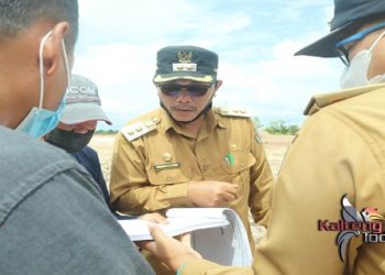 Wabup Katingan Tinjau Pembangunan RS Pratama di Tumbang Samba