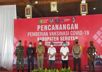 Disuntik Vaksin Covid-19, Kapolres Seruyan : Masyarakat Jangan Takut