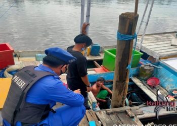 Satpolairud Lakukan Patroli ke Masyarakat Pesisir Seruyan