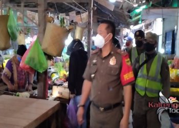 Satpol PP Gumas Datangi Kantor OPD dan Pasar Rangka Ini