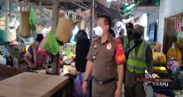 Satpol PP Gumas Datangi Kantor OPD dan Pasar Rangka Ini