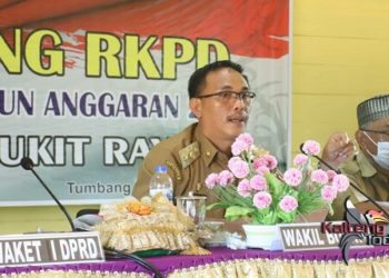 Wabup Sunardi NT Litang Pimpin Musrenbang Kecamatan Bukit Raya