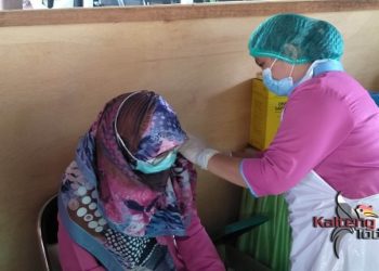 94 Nakes Puskesmas Melati di Kabupaten Kapuas Disuntik Perdana Vaksin Covid-19