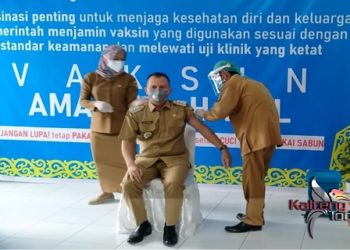 Hari Ini, Bupati Gumas dan Forkopimda Terima Vaksinasi Covid-19