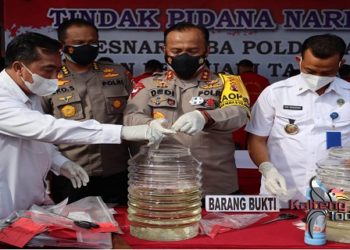 Kapolda Kalteng : Pengungkapan Peredaran Narkoba di Kalteng Secara Kuantitas Turun, Tapi Secara Kualitas Kasusnya Naik