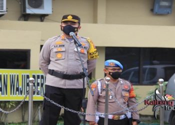 Polres Kotim Gelar Apel Kesiapsiagaan Hadapi Karhutla