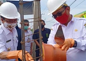 Bupati Katingan Letakan Batu Pertama Pembangunan Ruko LPTQ