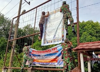 Polisi Sosialisasi Maklumat Kapolri Soal Sanksi Karhutla