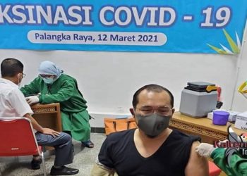 Anggota DPRD Kalteng Laksanakan Program Vaksinasi Covid - 19