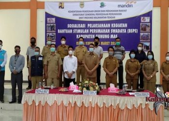 Gumas Terima Bantuan 75 Unit RTLH, Dari Program BSPS