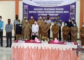 Bantuan BSPS Untuk Dua Desa dan Satu Kelurahan di Gumas