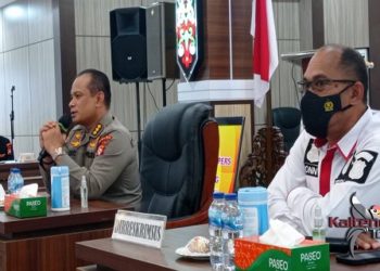 Ditreskrimsus dan Humas Polda Kalteng Bahas Isu Strategis Dengan Wartawan