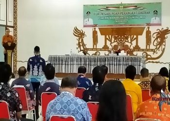 Forgab Perangkat Daerah Gumas Bahas Raker