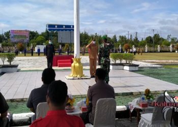 Pemkab Gumas Gelar Apel Gabungan Kesiapsiagaan Penanganan Karhutla