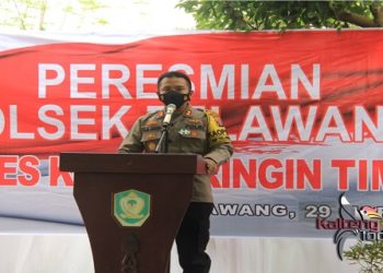 Polsek Telawang Diresmikan