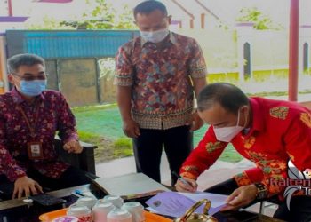 Percepat Pembangunan, Pemkab Seruyan Teken Nota Kesepahaman Bersama UMP
