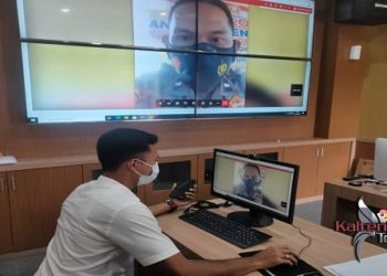 Cegah Karhutla, Polres Barsel Lakukan Pengecekan Posko Secara Virtual