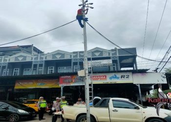 Tekan Laka Lantas, Satlantas Polres Kotim Pasang CCTV