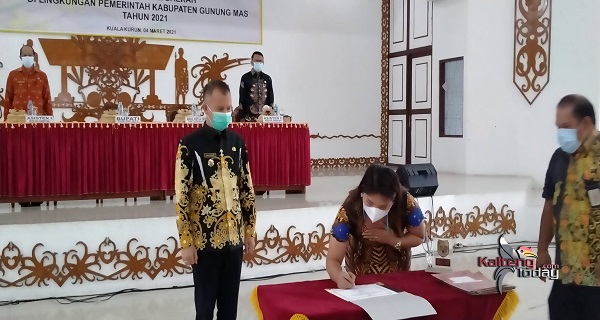Pakta Integritas di Teken DPRD dan Pemkab Gumas