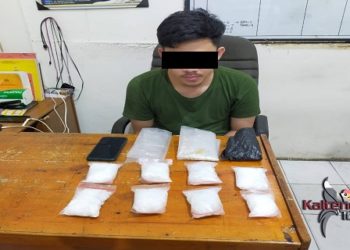 Miliki 25 Gram Sabu, Polres Barsel Amankan Terduga Bandar Narkoba