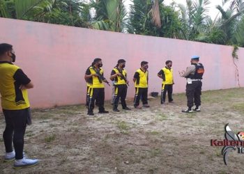 Asah Keterampilan, Polres Seruyan Laksanakan Latihan Menembak