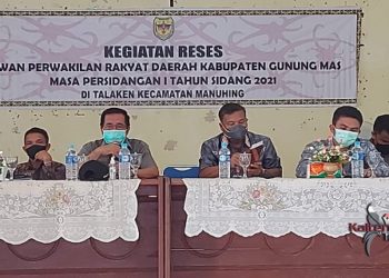 Infrastruktur dan Pendidikan Diusulkan ke Dewan Gumas