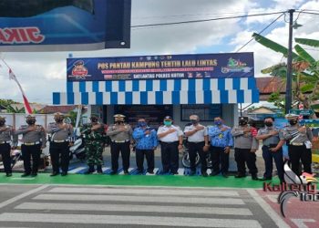 Direktorat Lalu Lintas Polda Kalteng Lakukan Penilaian Kampung Tertib Lalu Lintas